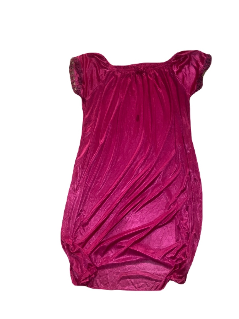 Women’s Fuchsia Satin Bubble Dress